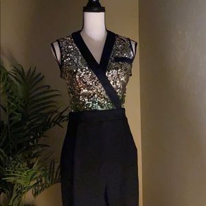 Black Embellished Jumpsuit